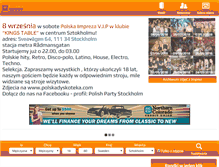 Tablet Screenshot of polskadyskoteka.com